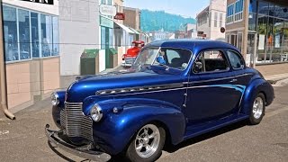 40 Chevy Street Rod Coupe going toJoes Old School Garage Dragers 2065339600 [upl. by Ytsud]