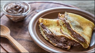 CREPES alla Nutella perfette in pochi minuti [upl. by Doniv]