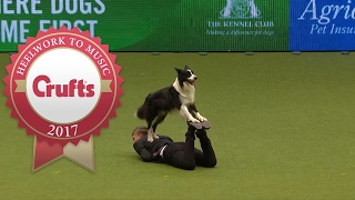 Heelwork To Music  International Freestyle Competition Part 23  Crufts 2017 [upl. by Iruj]