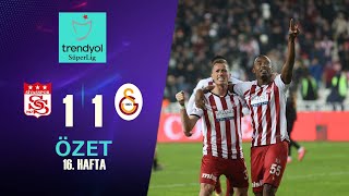 EMS Yapı Sivasspor 11 Galatasaray Maç Özeti [upl. by Ramo93]