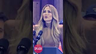 JLO Endorses Kamala Harris And Says Trump Offended Latinos And Humanity In Emotional Speech [upl. by Llennahs233]