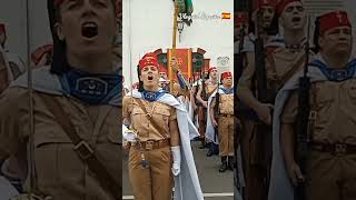 Capitán de Regulares Cantando Ahora el Himno de la Unidad [upl. by Coffey]