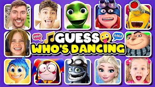 Guess The Meme amp Who Is Dancing Mrbeast King Ferran Salish Matter Minions quiz Inside out quiz [upl. by Ecnarepmet]