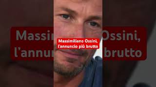 Massimiliano Ossini l’annuncio più brutto [upl. by Lim223]