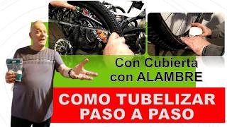 TUBELESS ALTERNATIVO CON CUBIERTA DE ALAMBRE [upl. by Gnud76]