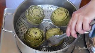 How to Steam Artichokes [upl. by Wolliw]