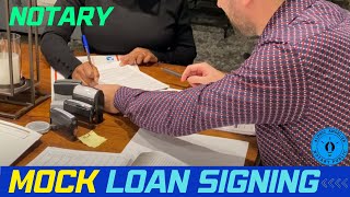 Notary Mock LOAN SIGNING  How to successfully do a closing and have satisfied signersBuyers Packet [upl. by Romelda]