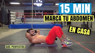 Rutina en Casa Para Marcar Abdominales  Solo 15 Minutos de abs [upl. by Yduj]