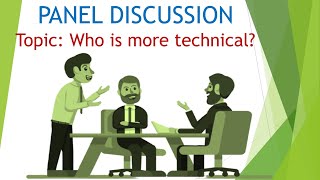 Sample Panel Discussion How to make a panel discussion [upl. by Reace]