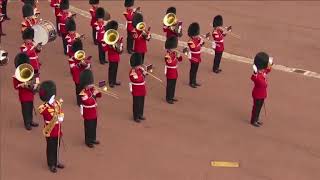 Queens Guards Play the US National Anthem on the 20th Anniversary of 911 [upl. by Philcox546]