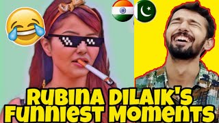 RUBINA DILAIK ULTIMATE THUG LIFE  BIGG BOSS 14  Desi Peeps Reaction [upl. by Yslek844]