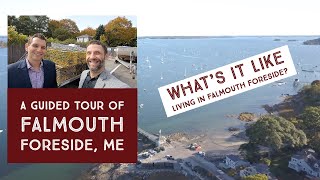 A Guided Tour of Falmouth Foreside ME  Whats Its Really Like Living in Falmouth Foreside [upl. by Amliv942]