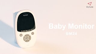 BM24  How to Set the Functions of Victure Baby Monitor ？ [upl. by Amandy634]