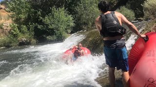 Tubing off Waterfalls  Lava Hot Springs Idaho [upl. by Lashonde301]