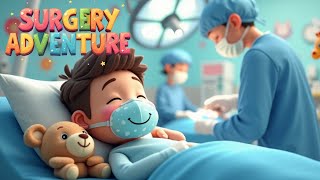 Tummy Ache  Leo goes to Surgery  Nursery Rhyme  Kids word [upl. by Jolyn]