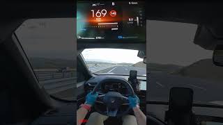 RENAULT DUSTER 16 HYBRID 145 HP  TOPSPEED acceleration topspeed autobahn [upl. by Sibie]