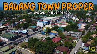 AERIAL SHOT  BAUANG TOWN PROPER  LA UNION PHILIPPINES [upl. by Kumler]