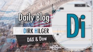 DayTrading DAX und Dow  Di 12923 Dirk Hilger [upl. by Atonsah]