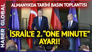 Cumhurbaşkanı Erdoğandan Almanyada Tarihi Açıklamalar Erdoğan  Scholz Ortak Basın Toplantısı [upl. by Ofella]