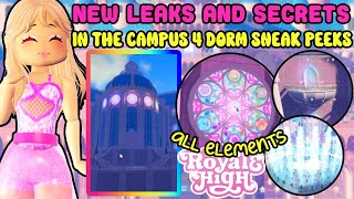 NEW Leaks And Secrets In The Campus 4 Dorm Room Sneak Peeks Royale High Update News [upl. by Hiltner]