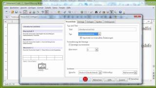 16 OpenOfficeorg Writer Teil 6 Bilder Querverweise Literaturverzeichnis Änderungen verfolgen [upl. by Dnalsor32]