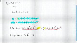 Geometrisk summa [upl. by Clova]