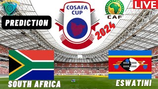 South Africa vs Eswatini COSAFA Cup 2024 Football Match Preview  Who will win [upl. by Ahsemo861]