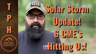 Solar Storm Update 6 CME’s Hitting Us [upl. by Kjersti]