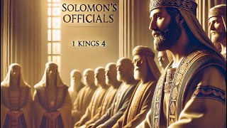 1 Kings 4  Solomons Officials Beginners Reading [upl. by Estele]