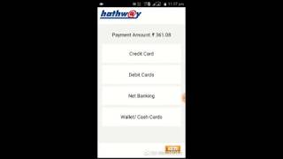 how to pay Hathway CABLE bill online for selected plan with app as per trai rules [upl. by Ylatfen]