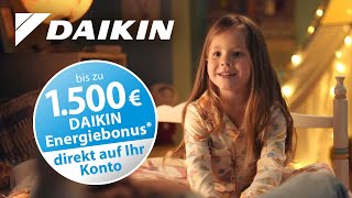 DAIKIN Germany  DAIKIN Altherma 3 Wärmepumpe kaufen und bis zu 1500 € Energiebonus sichern [upl. by Llehcear]