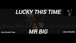 MR BIG  LUCKY THIS TIME  TAB GUITAR [upl. by Fabrice335]