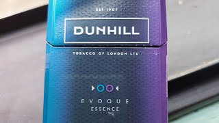 Review do cigarro Dunhill Evoque Essence [upl. by Ahsieker824]