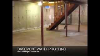 Done Right Services Basement waterproofing Concrete Foundation Sealing Boston MaNewHampshire [upl. by Nayra]