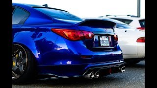 Motordyne Exhaust with Resonated Test Pipes Infiniti Q50 [upl. by Launam]