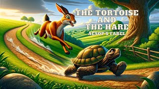 THE TORTOISE AND THE HARE AESOPS FABEL A Jungle Race TortoiseAndHare aesopsfables [upl. by Ecirum]