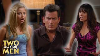 The MotherDaughter Fight of Charlie’s Dreams  Two and a Half Men [upl. by Tinor]