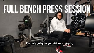 Intense Bench Press Workout and Dips [upl. by Virginie288]