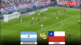 🔴LIVE ARGENTINA vs CHILE I 2026 FIFA WORLD CUP QUALIFICATION MATCH I eFOOTBALL PES 21 GAMEPLAY [upl. by Daza947]