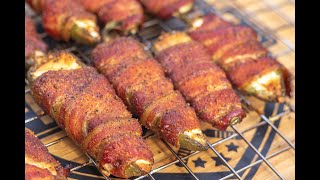 How To Make Jalapeno Poppers  Jalapeno Poppers Recipe  Smokin’ with Gerardo  Bradley Smoker [upl. by Thilde337]