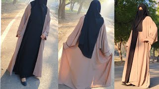 beautiful shrug Abaya cutting and stitching step by step very easy method [upl. by Myrna]