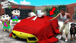 Shinchan Pinchan amp Franklin Taking Delivery Of Their New Supercar in GTA 5 GTA 5 mods [upl. by Neveda622]