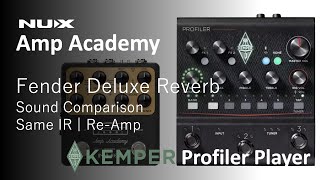 Kemper Profiler Player vs NUX Amp Academy  Fender Deluxe Reverb  Cant Stop [upl. by Enitnelav]