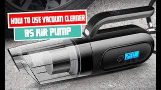 how to use vacuum cleaner as air pump [upl. by Steffin]