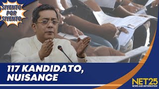 117 senatorial bets idineklarang nuisance candidates [upl. by Lakim656]