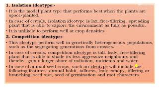 Plant Ideotype its definition and types of ideotype [upl. by Mouldon276]