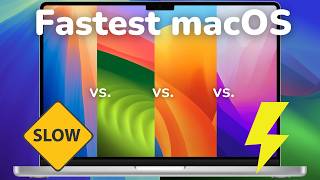 macOS Speed test Monterey vs Ventura vs Sonoma vs Sequoia [upl. by Heyes]