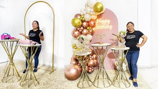 Como hacer un Arco de Globos  Decoración para cumpleaños PASO A PASO [upl. by Ennazus]