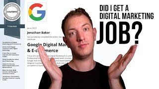 I TRIED TO GET A NEW JOB  Google Digital Marketing amp ECommerce Professional Certificate Review [upl. by Feeney125]