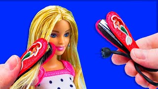 DIY Miniature Hair Straightener for a Stunning Barbie Makeover [upl. by Ali607]